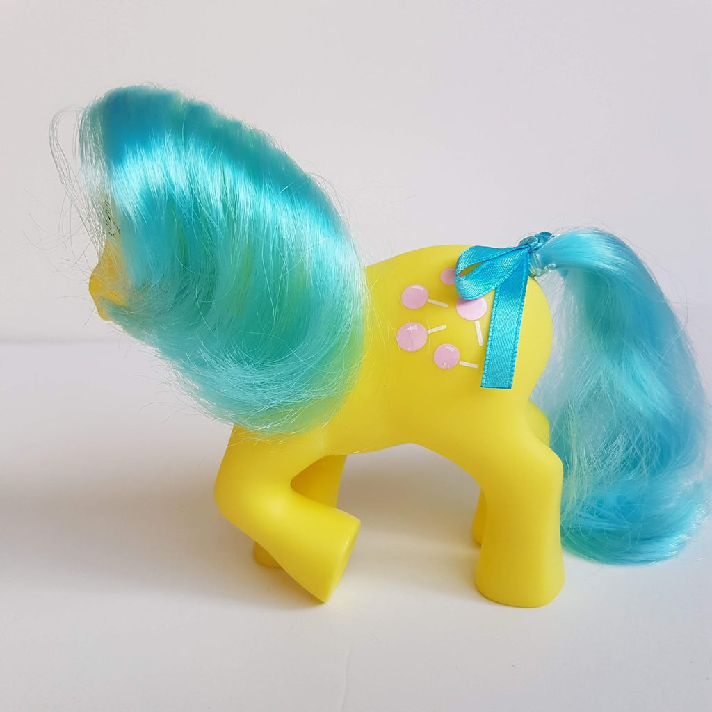 My Little Pony TOOTSIE 2019 35th Anniversary Hasbro Horse Figure Yellow Blue1