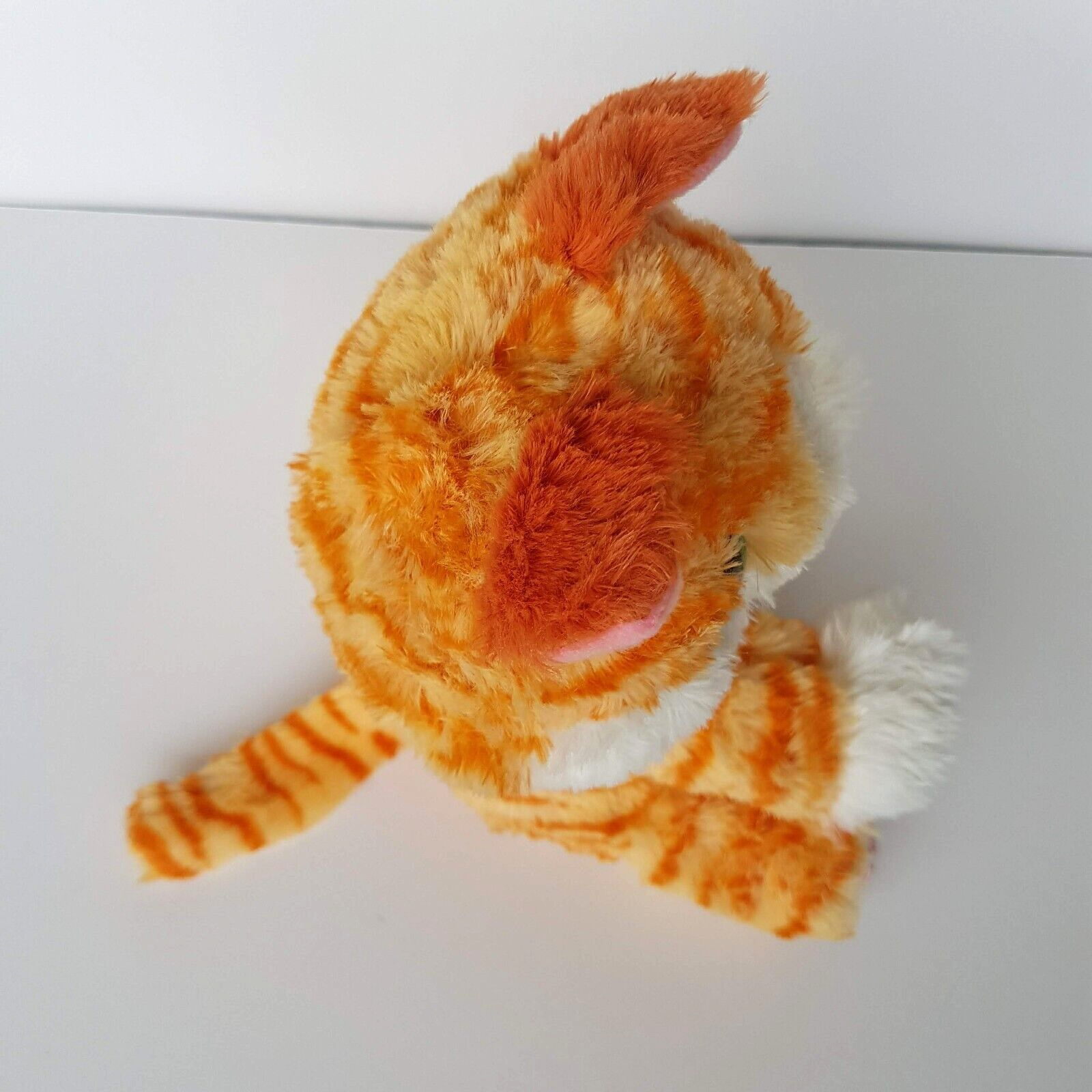 Scruff A Luvs GINGER CAT Collar Plush Orange White Stuffed Animal Soft Toy Moose8