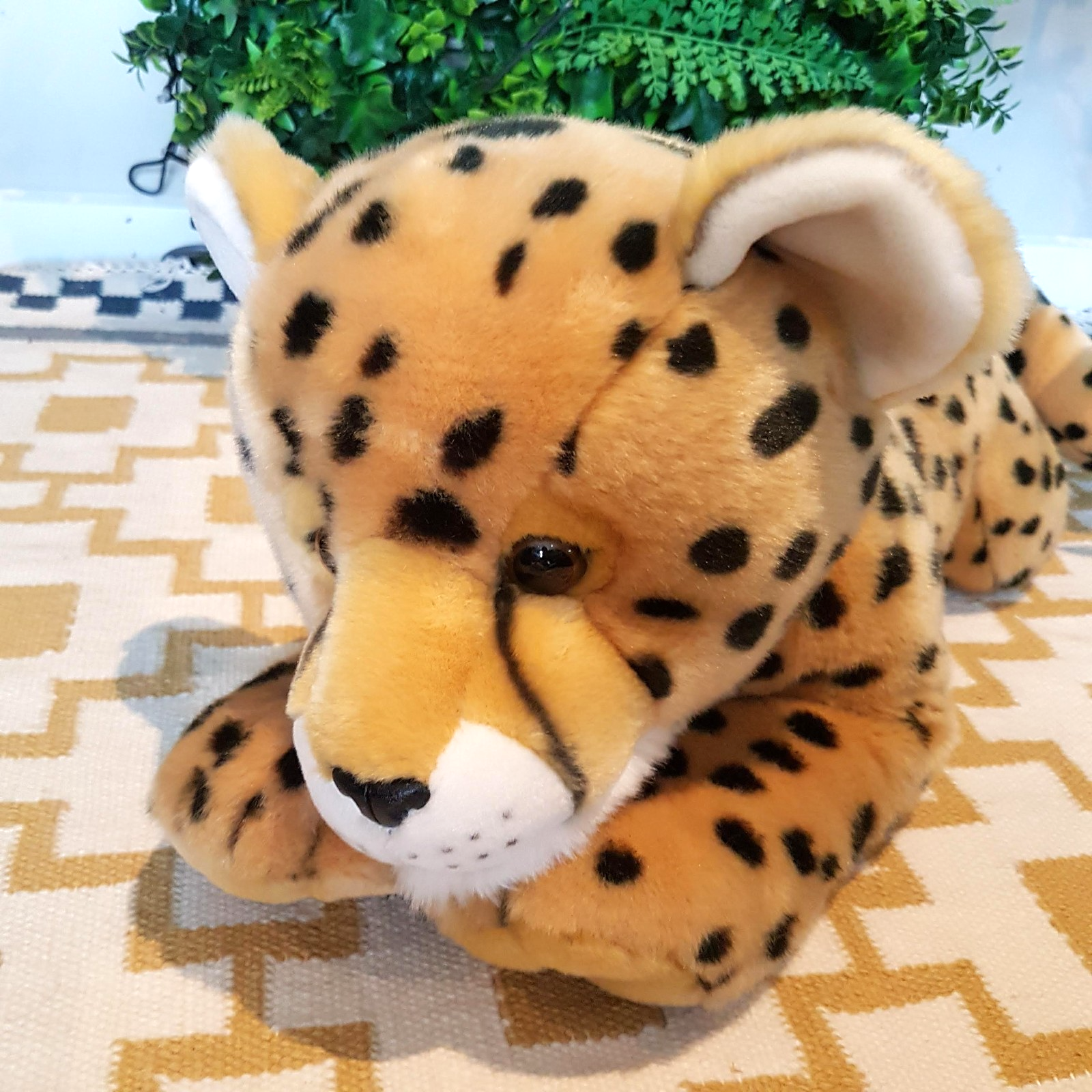 Large 63cm Long Korimco CHEETAH WILD CAT Plush Stuffed Animal Soft Toy Cuddly1