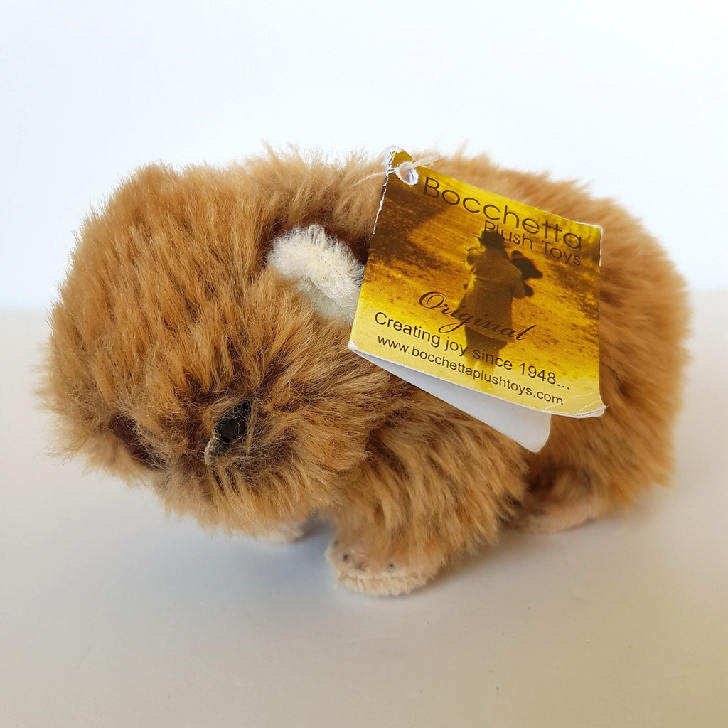 Tiny Bocchetta WOMBAT Australian Animal Soft Toy TAGS Marsupial 13cm SUPER CUTE0