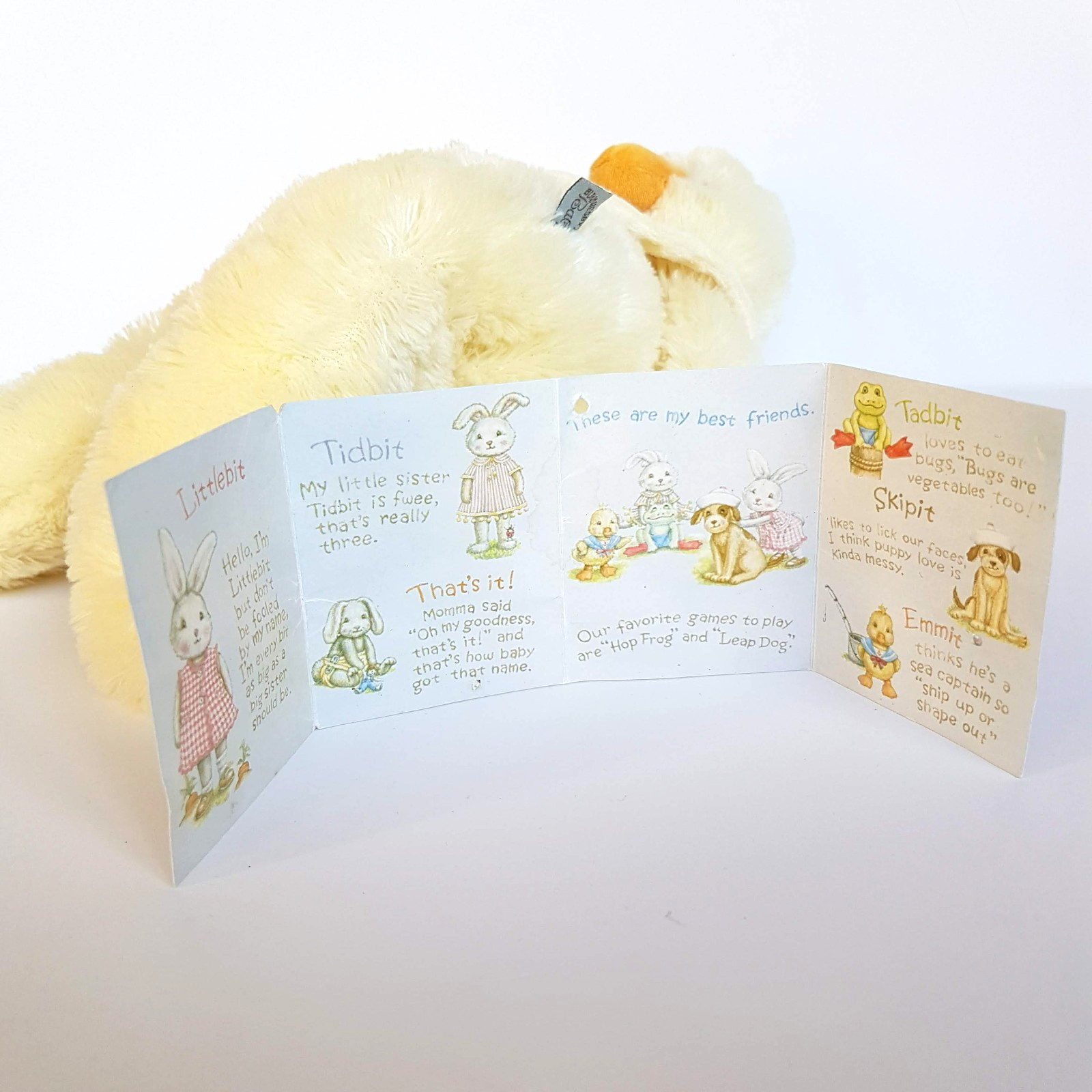 Bunnies By The Bay DUCK EMMIT Bird Floppy Plush 38cm Stuffed Animal Soft Toy11
