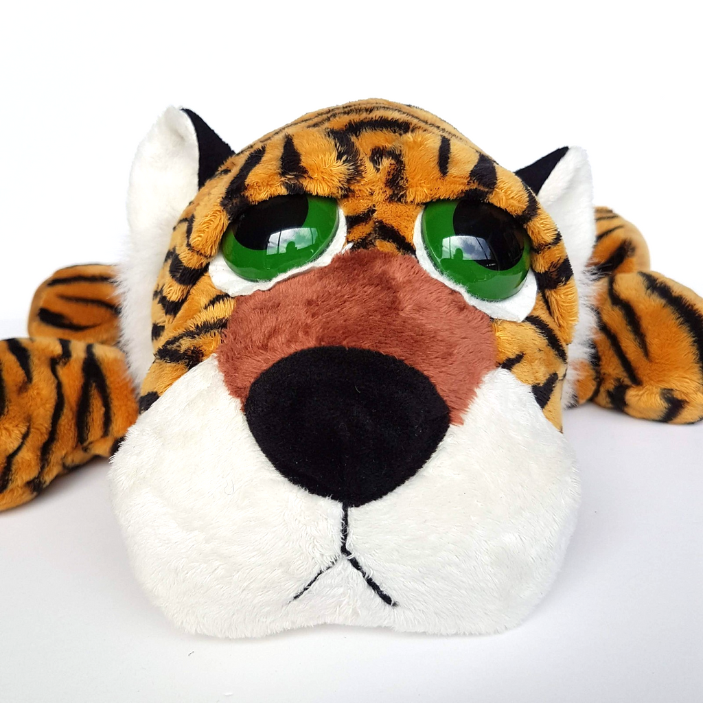 Russ LARGE TUFFLEY TIGER Lil' Peepers 36cm Big Eye Soft Toy Plush Stuffed Animal12