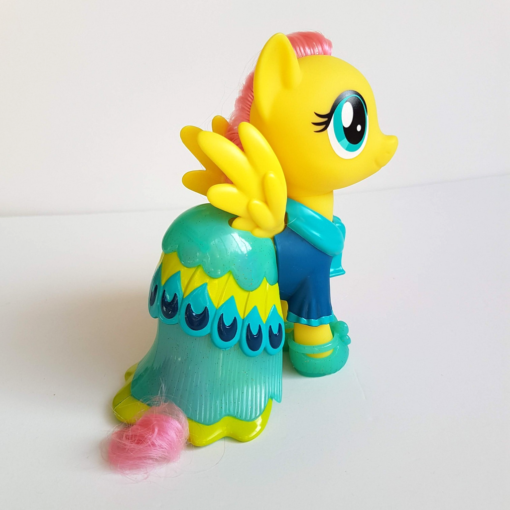 My Little Pony FLUTTERSHY The Movie Snap On Fashion 16cm Horse Figure Brushable4