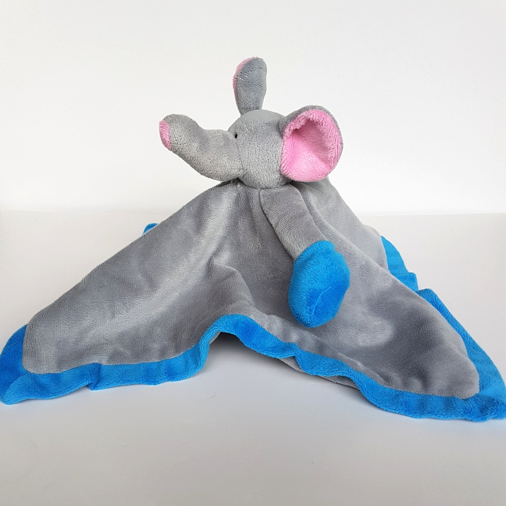 Surgipack ELEPHANT Baby Lovey Plush Security Blanket Comforter Sleep Soft Toy3