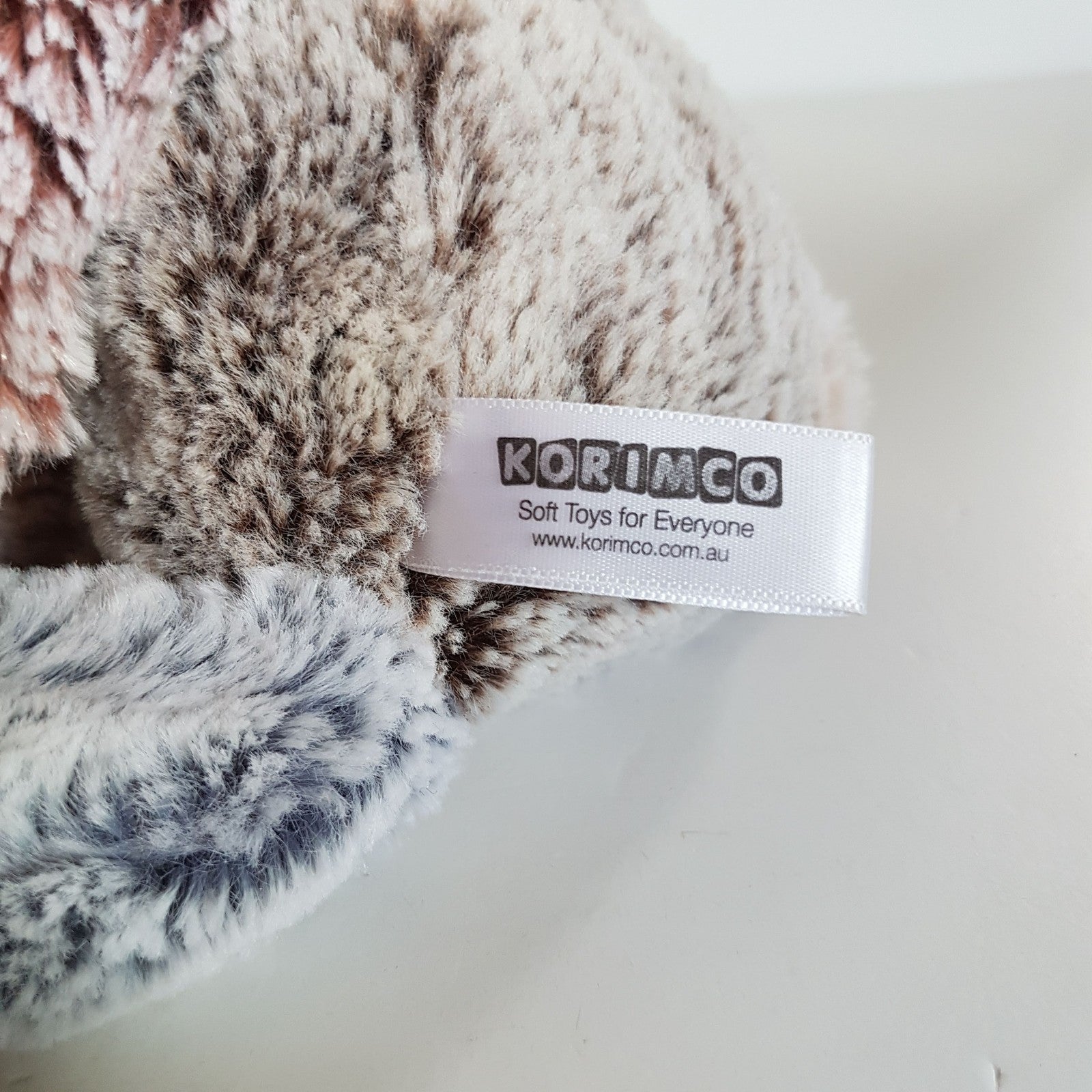Korimco BUTTONS TEDDY BEAR Plush 28cm Stuffed Animal Cute Soft Toy Frosted Fur4