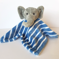 Lila & Jack ELEPHANT Lovey Security Blanket Stuffed Animal Soft Toy Comforter0