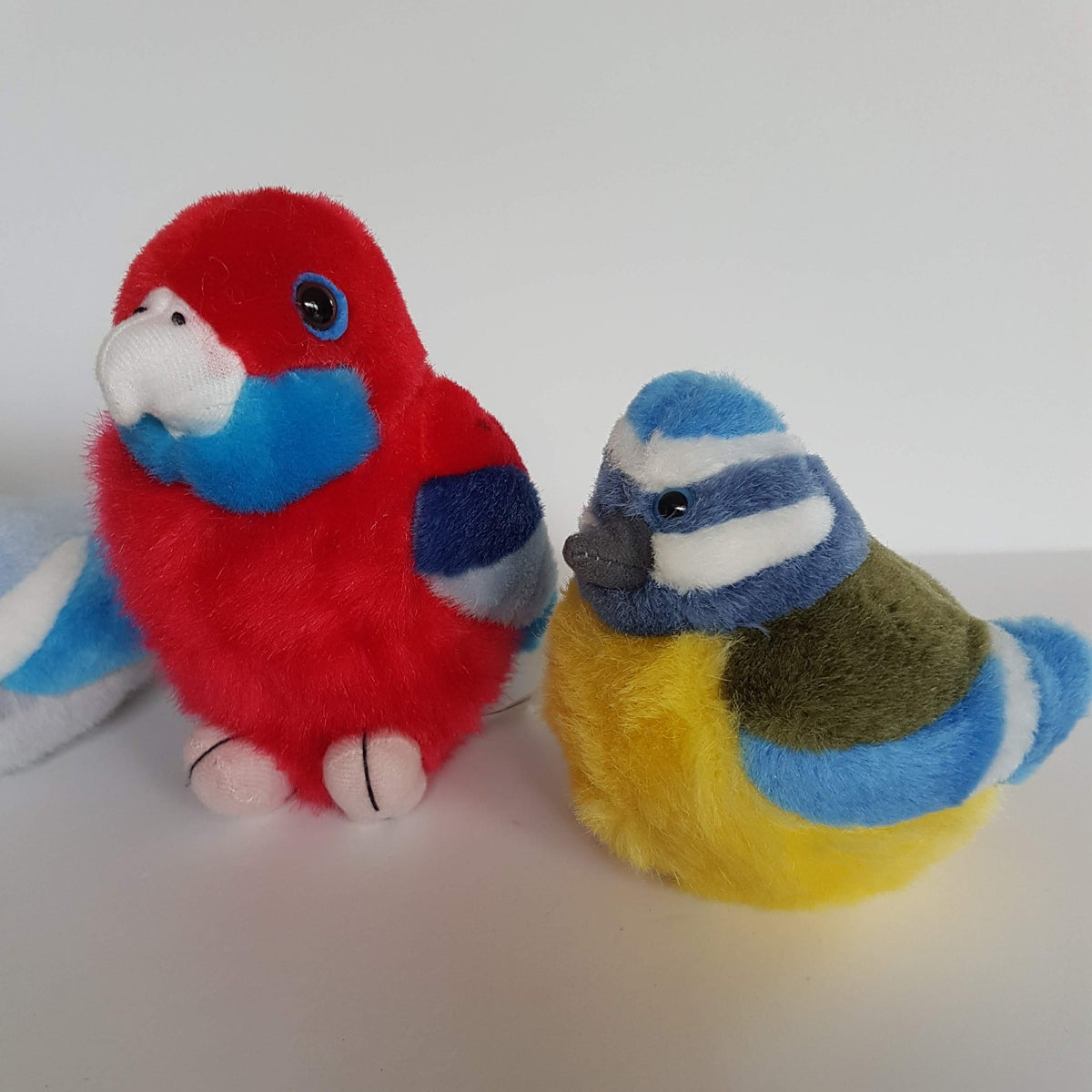 Wild Republic BLUE TIT BLUE JAY CRIMSON ROSELLA Bird Stuffed Animal Soft Toy3