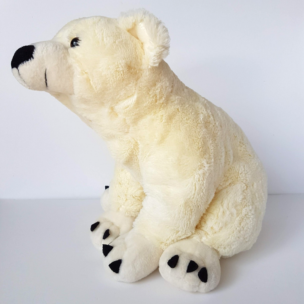 Sea World POLAR BEAR 30cm Plush Stuffed Animal Wild Soft Toy Snow Animals Cute4