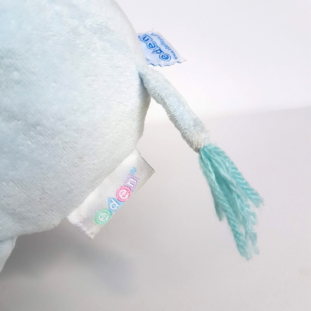 Vintage EDEN PASTEL LION Velour Baby Plush Rattle Stuffed Animal Lovey Soft Toy6