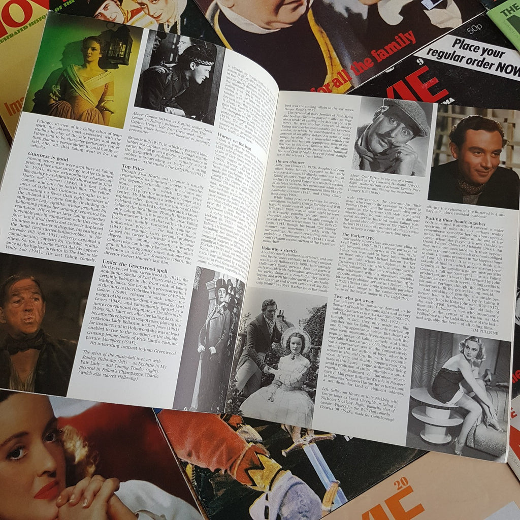 THE MOVIE Cinema Magazine Lot Vintage 70s 80s Hollywood Stars History of Film TV12