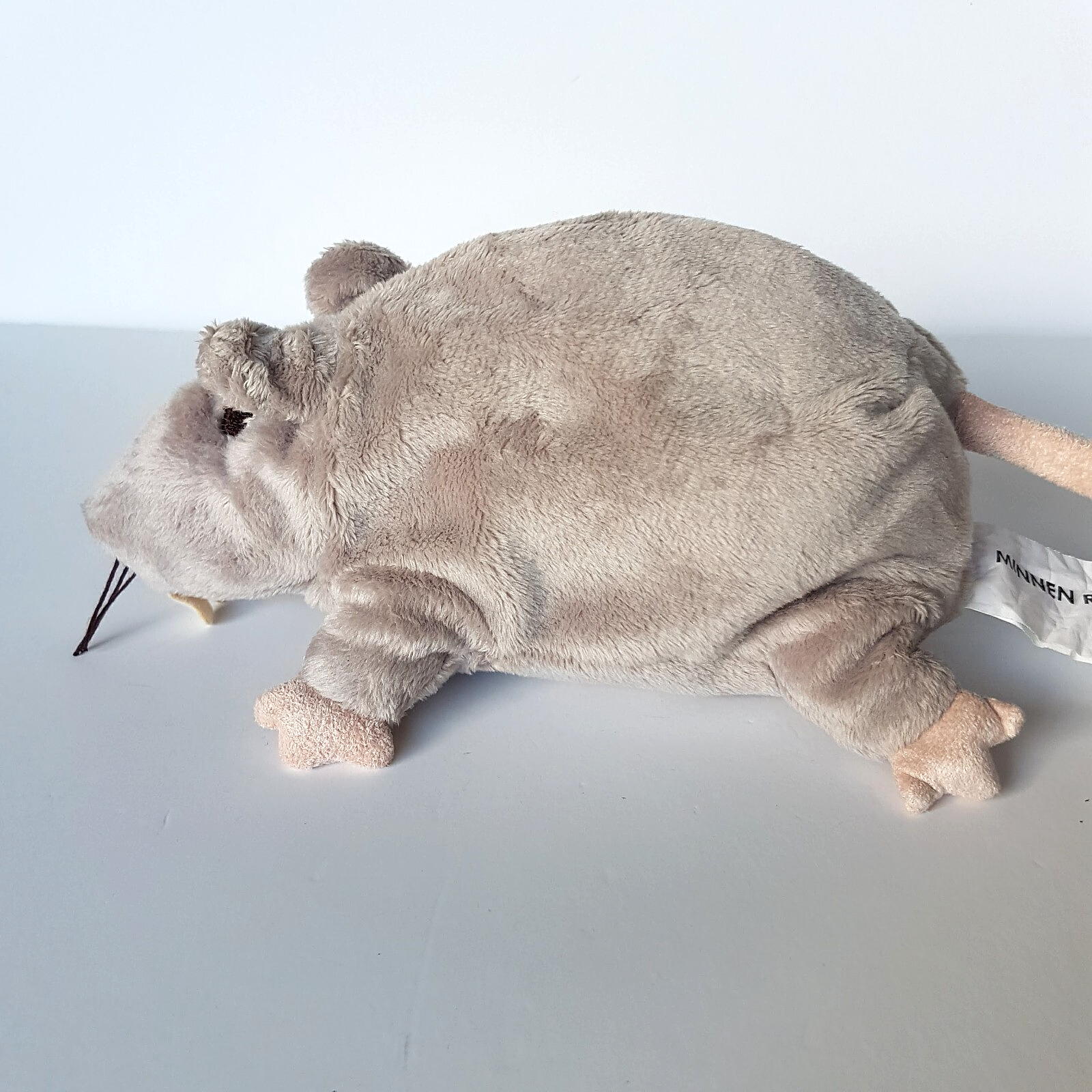 Ikea MINNEN RATTA RAT MOUSE Warm Grey 21cm Plush Stuffed Animal Rodent Soft Toy4