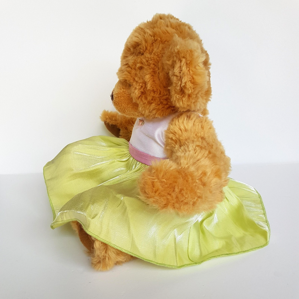 Rare Pumpkin Patch PATCH TEDDY Bear + Dress 34cm Plush Soft Toy Stuffed Animal8