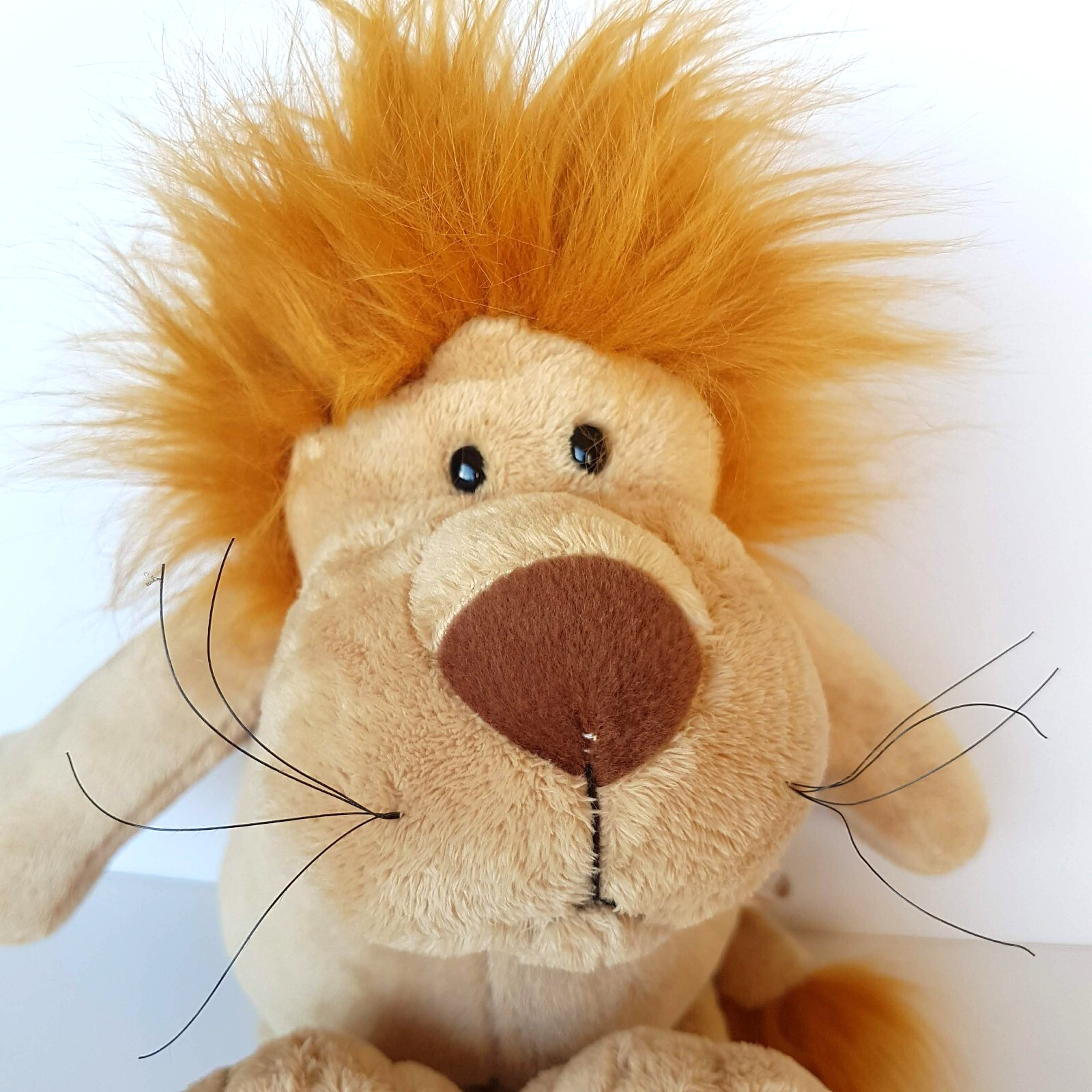 Nici LION WILD CAT Plush Soft Toy Stuffed Animal Safari Whiskers Cuddly Belly6