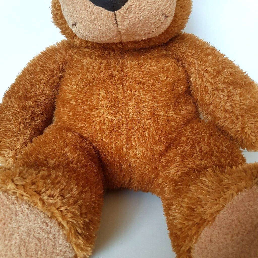 Aurora Large CARAMEL TEDDY BEAR Plush Stuffed Animal Cuddly 42cm Soft Toy Cuddly2