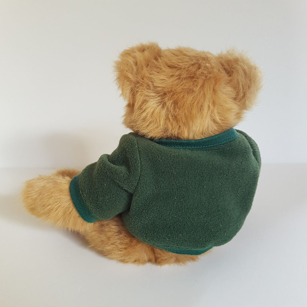 Harrods TEDDY BEAR Green Sweater 25cm Plush Soft Toy Stuffed Toy Collectible2