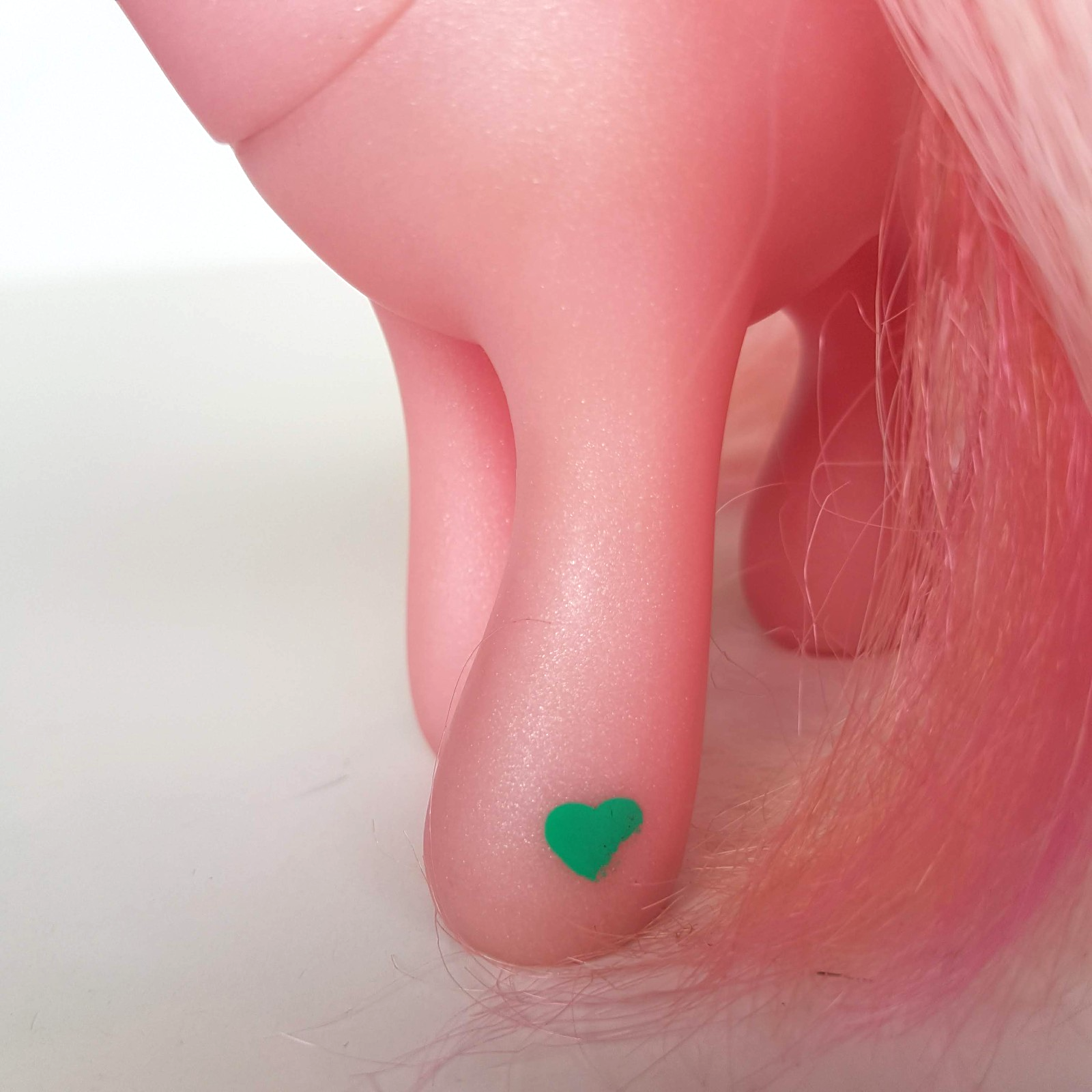 My Little Pony LUAU Horse Hasbro Vinyl Toy 2002 Brushable Tropical Flower Pink6