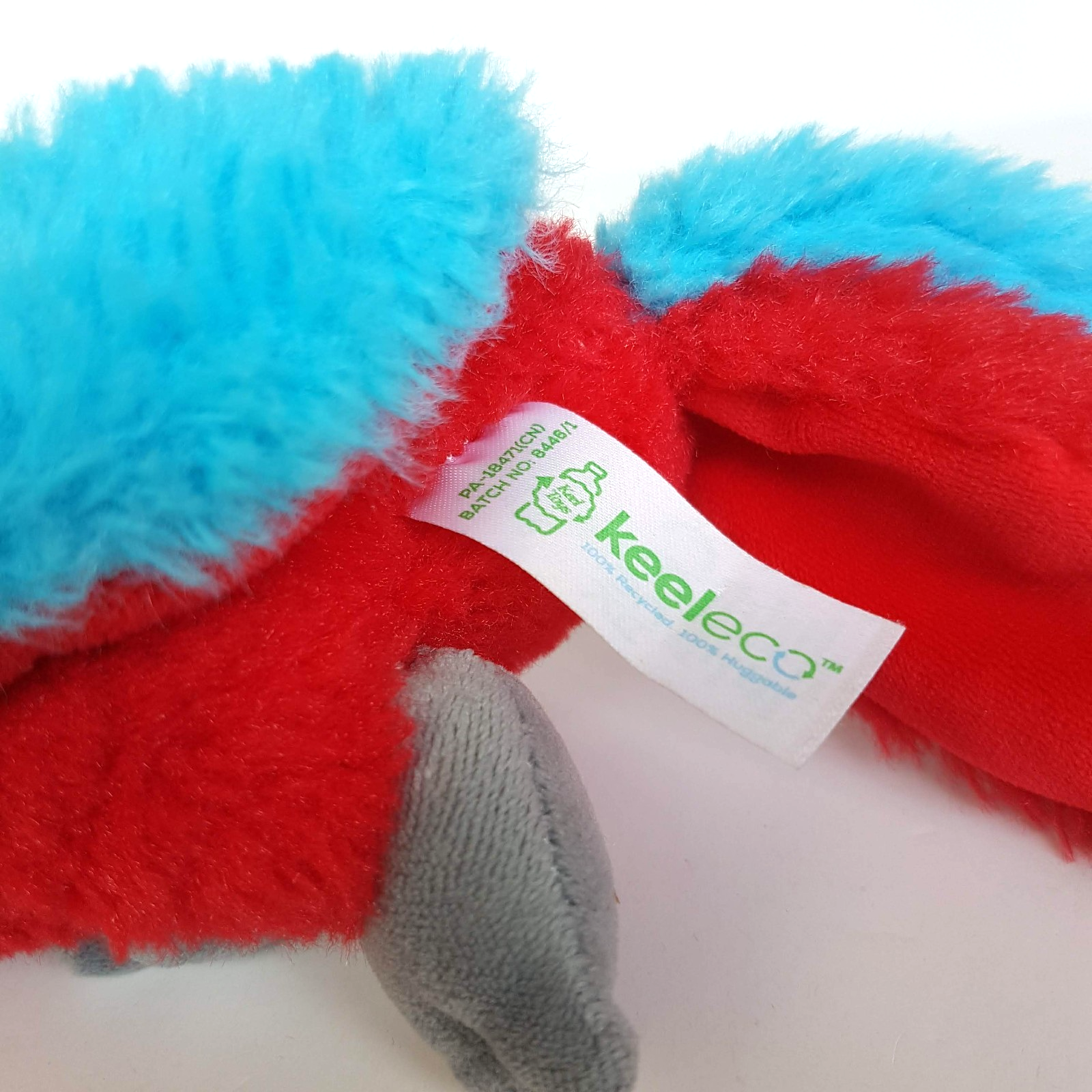 Keel RED PARROT MACAW 18cm Bird Stuffed Animal Soft Toy Red Cute Zoo Birds7