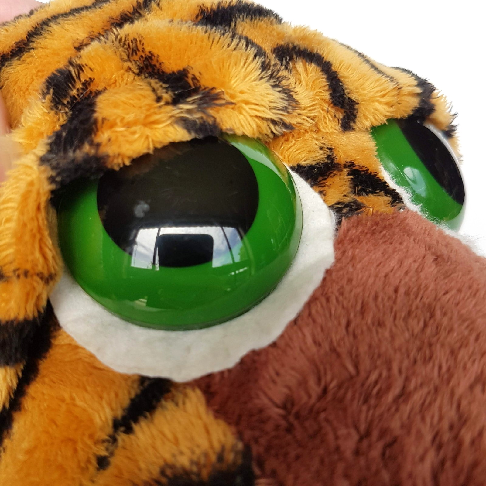 Russ LARGE TUFFLEY TIGER Lil' Peepers 36cm Big Eye Soft Toy Plush Stuffed Animal10