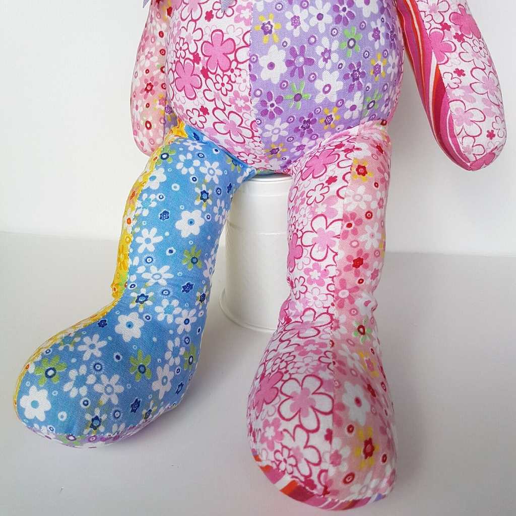 Gund FANCIFUL COLLECTION Bunny Rabbit 42cm Patchwork Plush Stuffed Animal Toy4