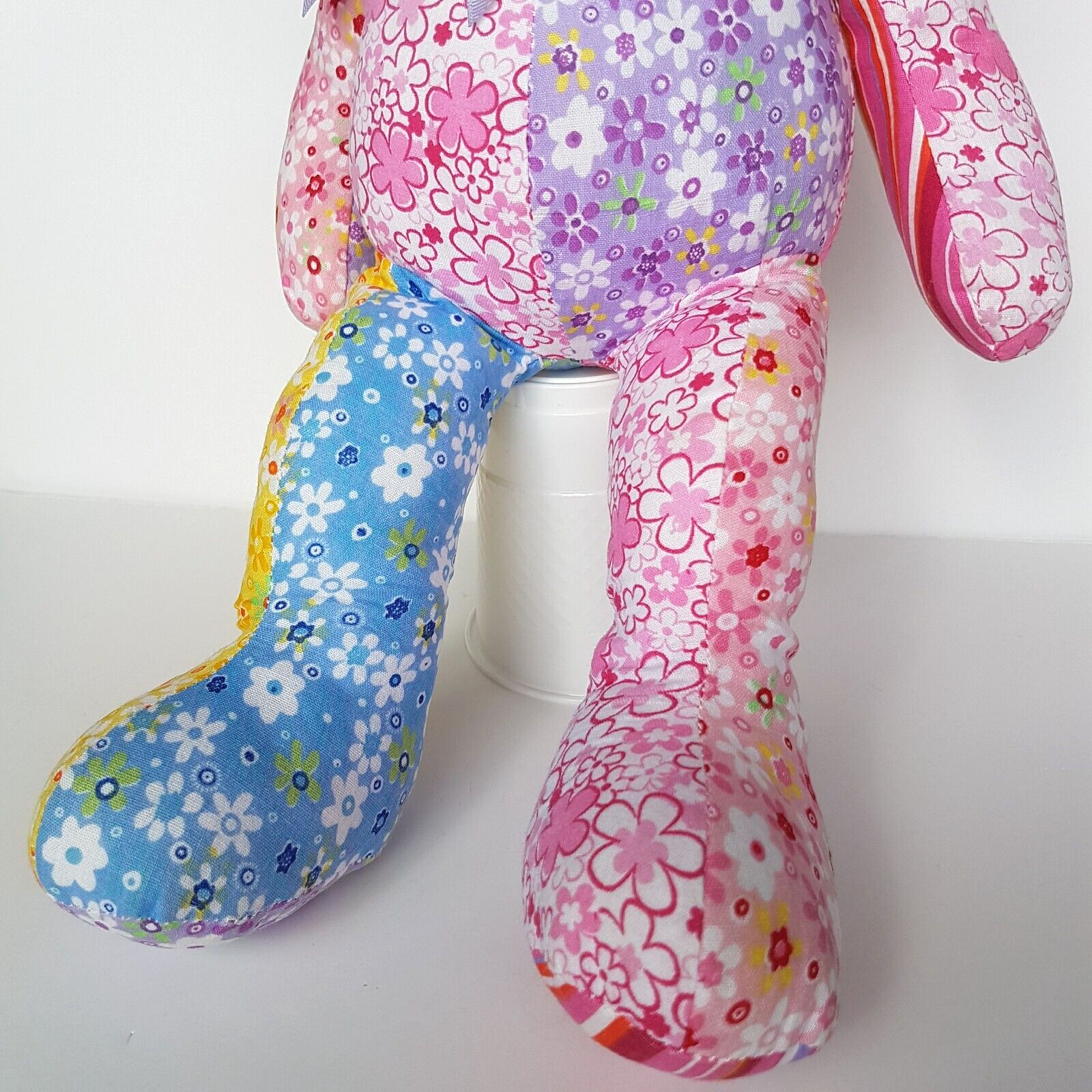 Gund FANCIFUL COLLECTION Bunny Rabbit 42cm Patchwork Plush Stuffed Animal Toy4