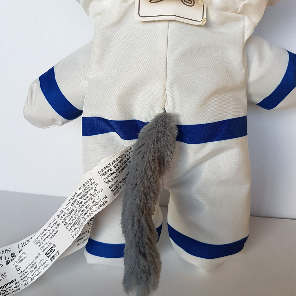 Ikea AFTONSPARV CAT Astronaut Space Removable Suit Plush Stuffed Animal Soft Toy6