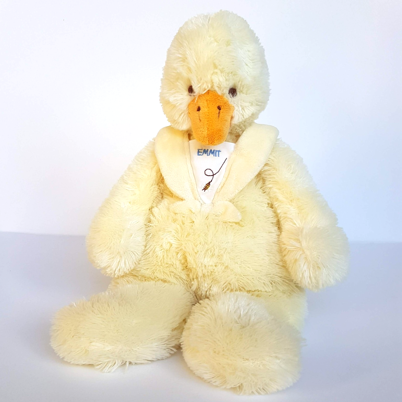 Bunnies By The Bay DUCK EMMIT Bird Floppy Plush 38cm Stuffed Animal Soft Toy0