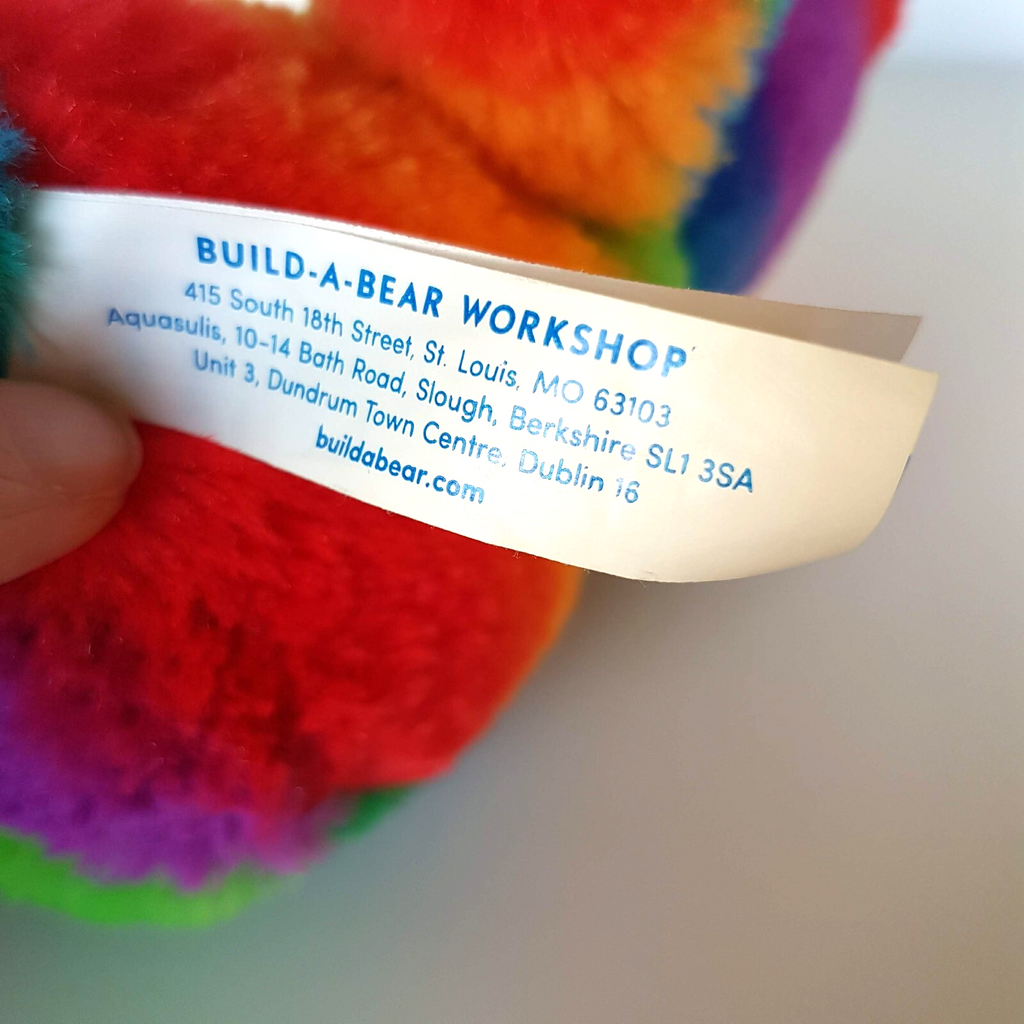 Build A Bear RAINBOW FROG 24cm Small Frys BUDDIES Plush Stuffed Animal Soft Toy5