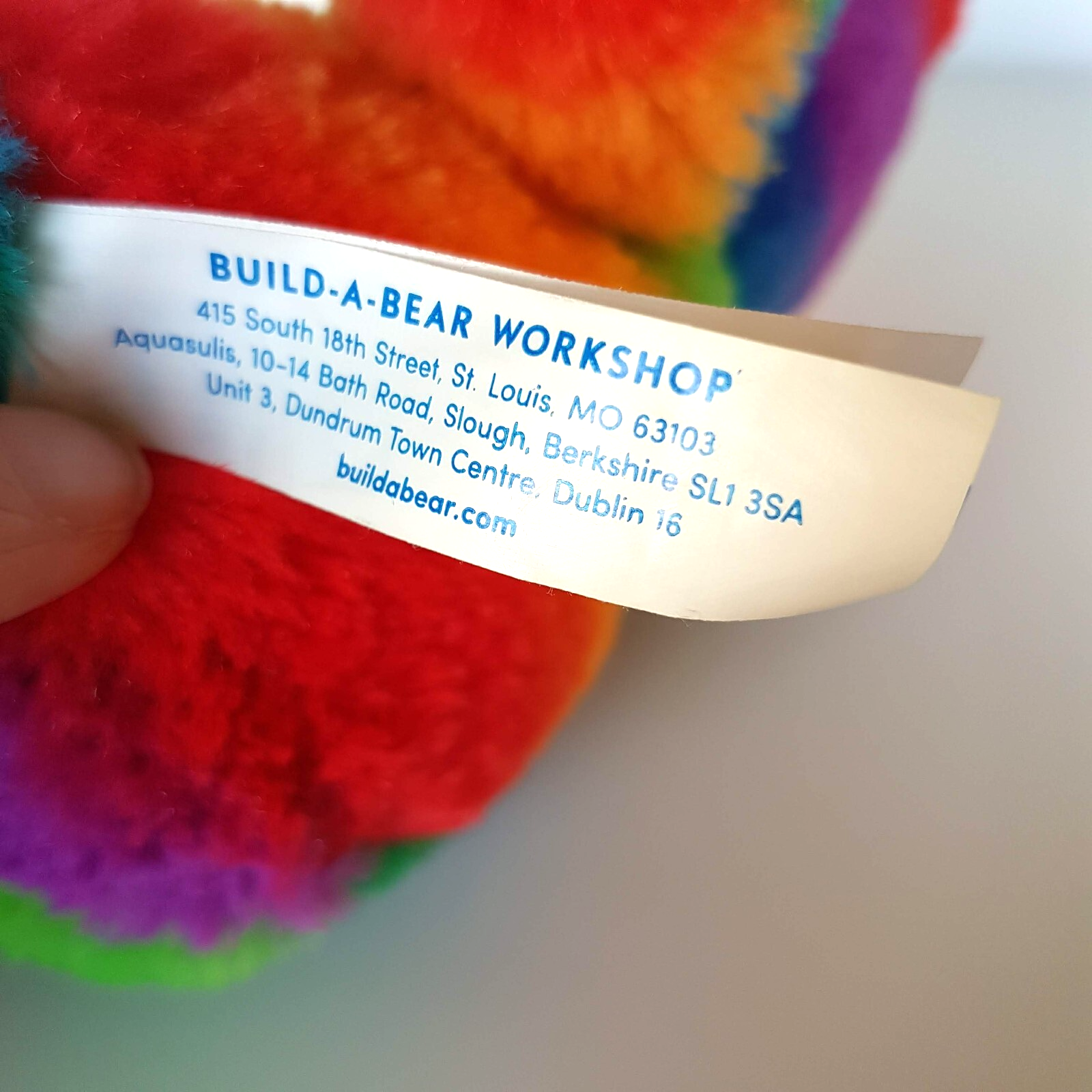 Build A Bear RAINBOW FROG 24cm Small Frys BUDDIES Plush Stuffed Animal Soft Toy5