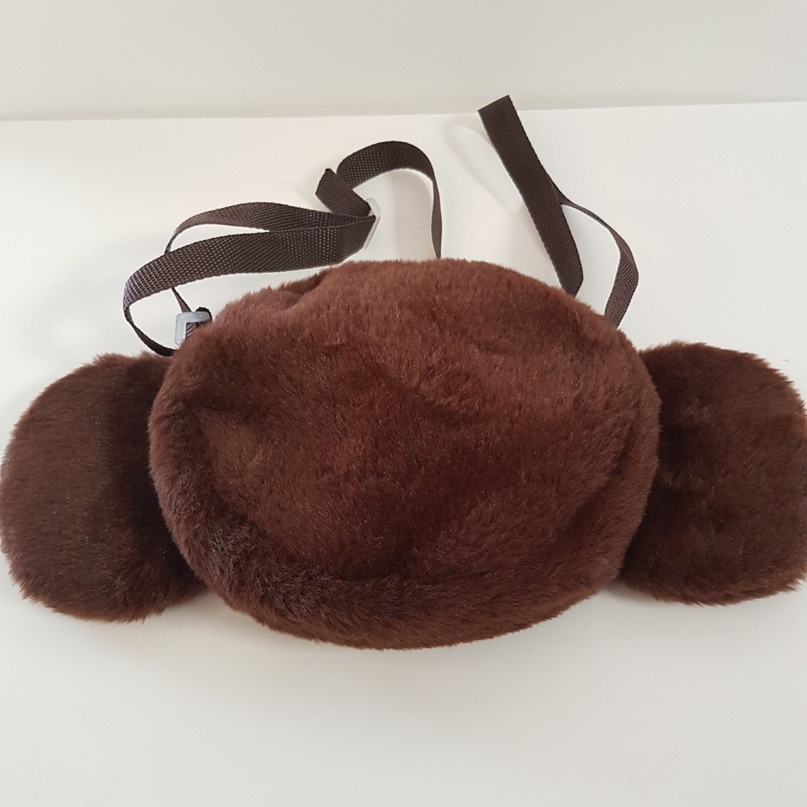 Plush CHEBURASHKA Small Shoulder Bag Character Mascot Zip Embroidered Face Cute6