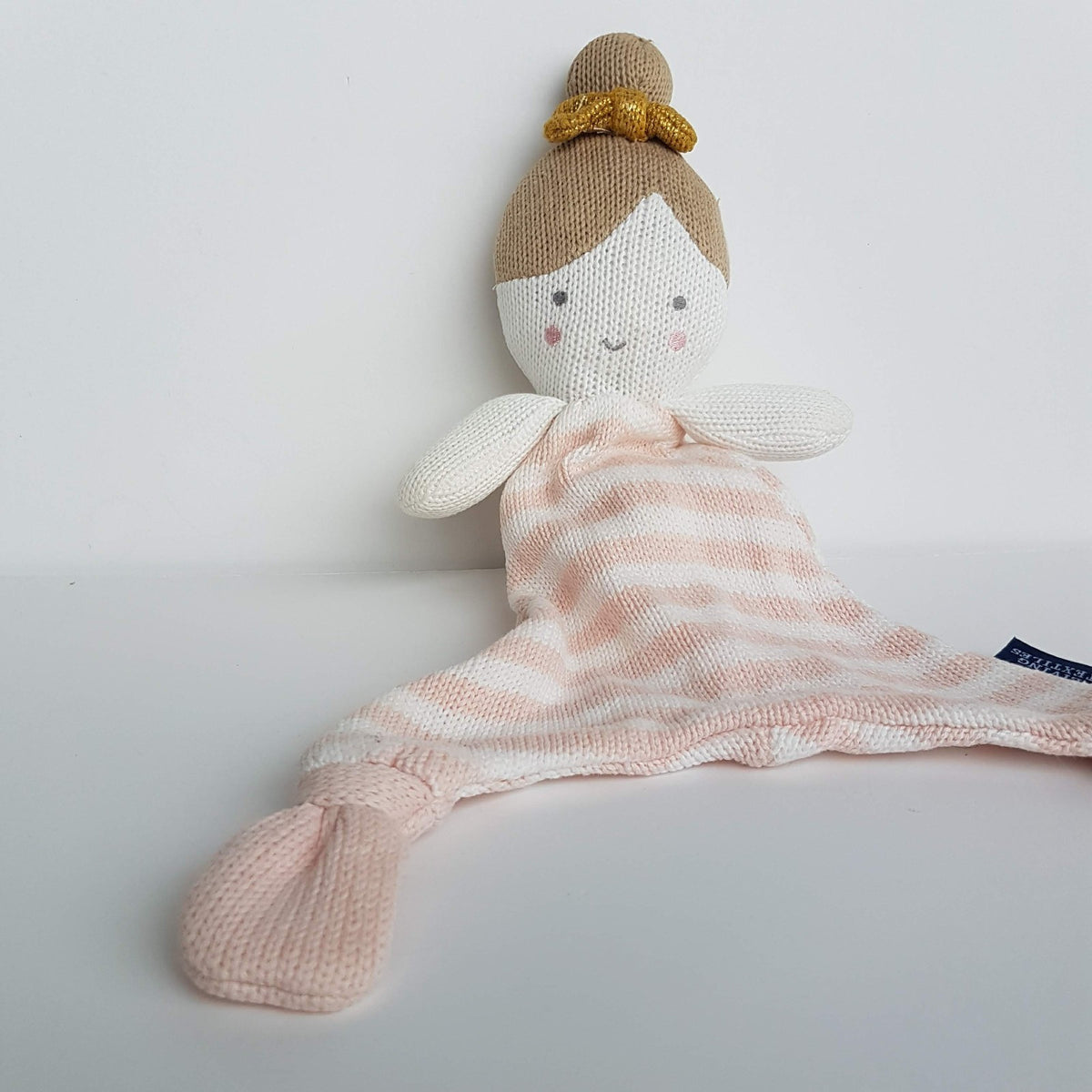 Living Textiles SOPHIA GIRL LOVEY Pink Knit Comforter Security Blanket Soft Toy4