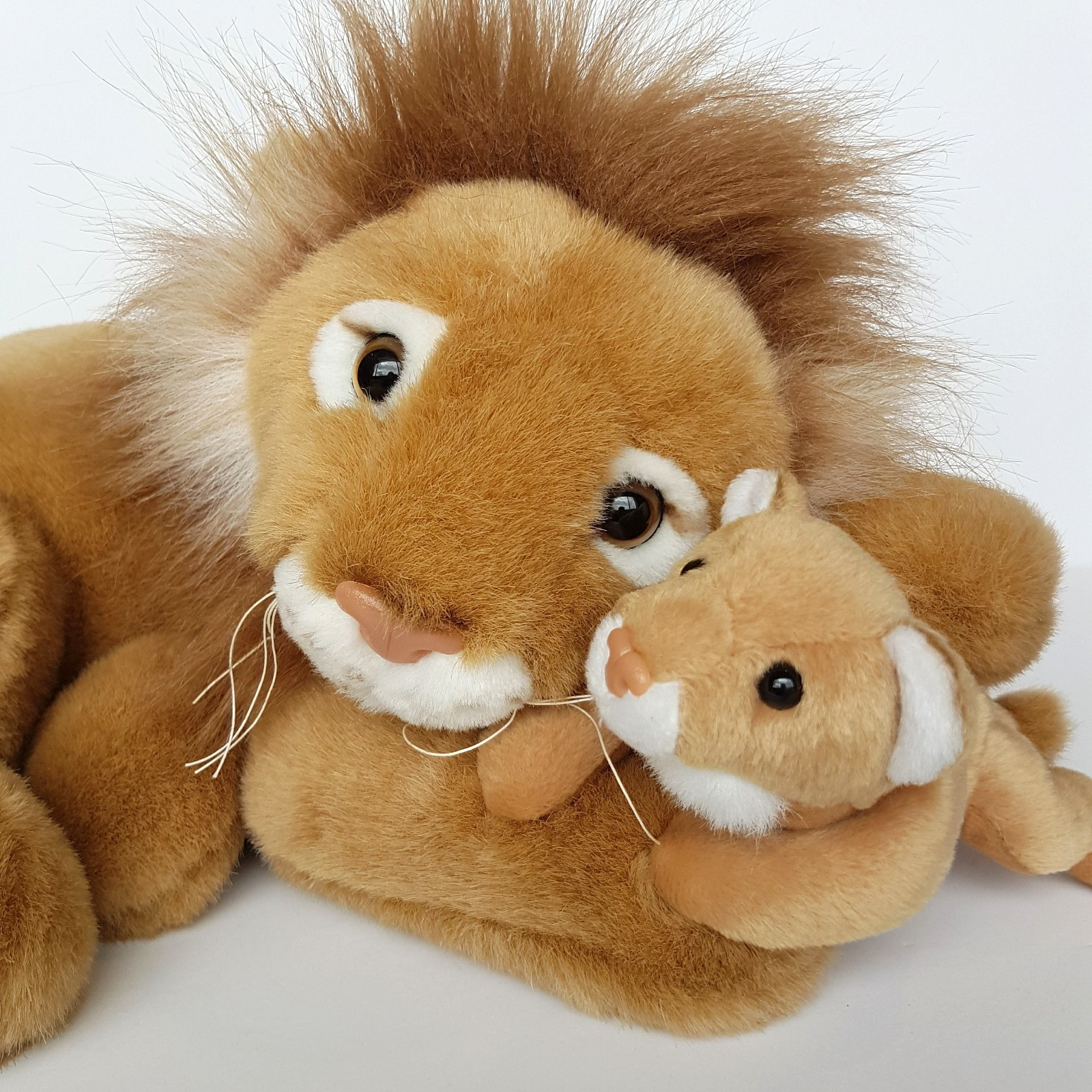 Corroboree LION & CUB WILD CAT Safari Plush Soft Toy Stuffed Animal CA Australia1