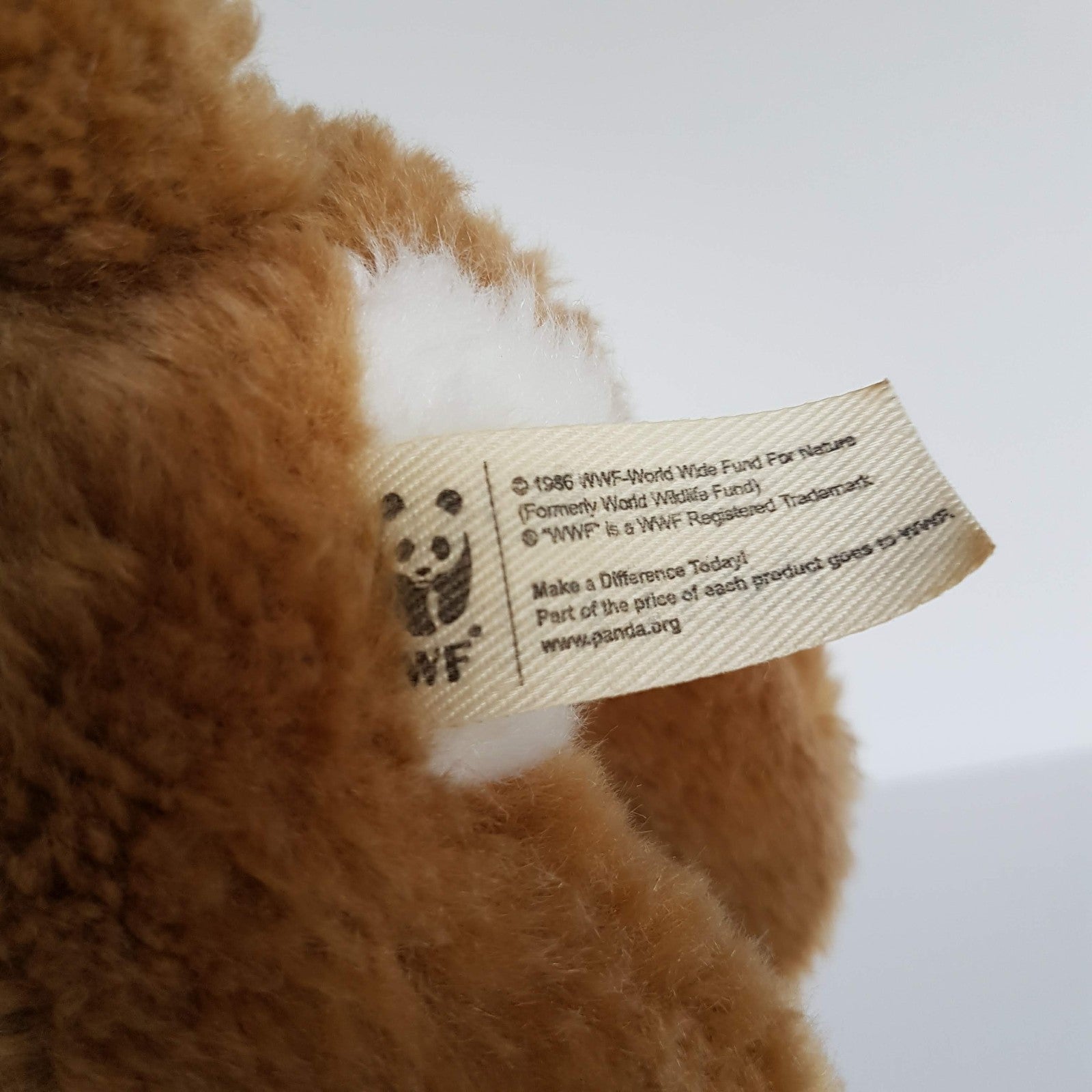 WWF Vintage TIGER WILD CAT Plush 1986 Soft Toy Stuffed Animal 18cm Safari Jungle9