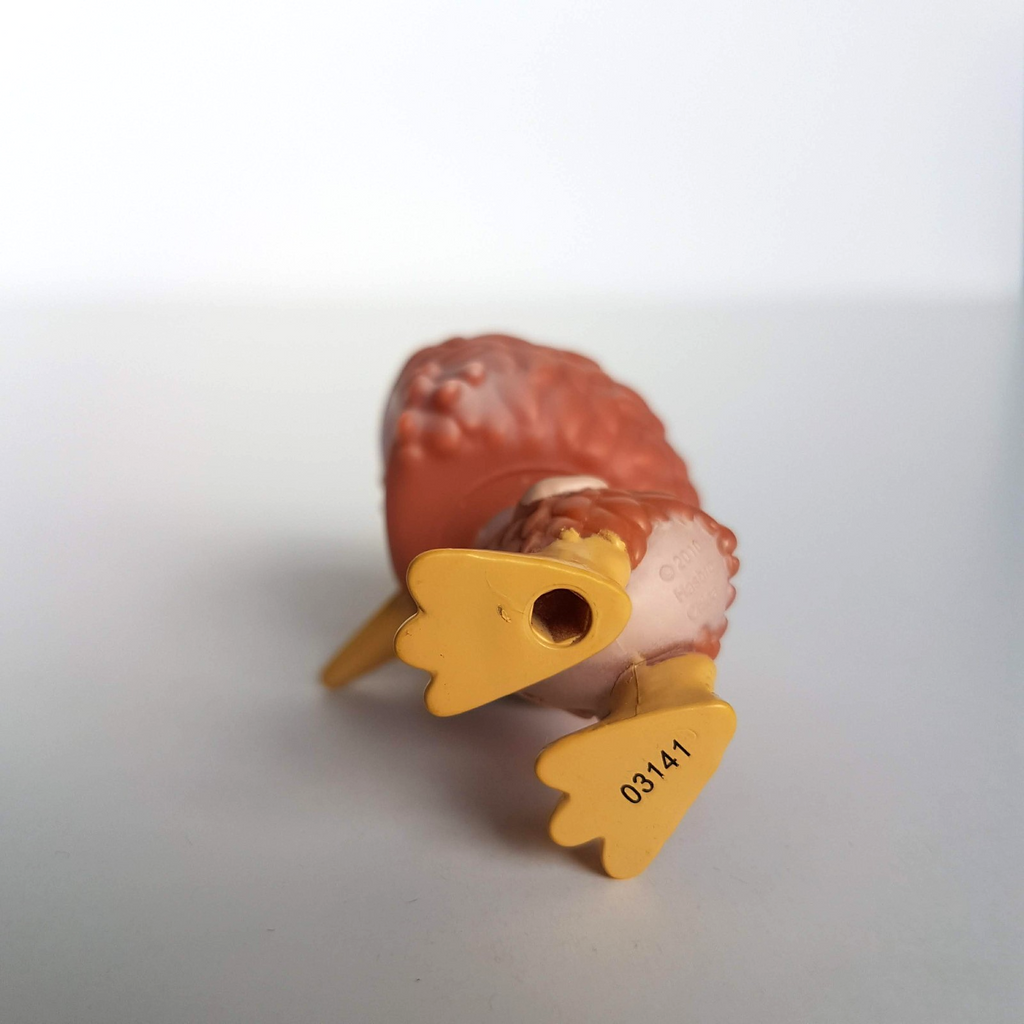 Littlest Pet Shop BROWN KIWI BIRD 2015 Plastic Figure Bobble Head LPS Cute 031417