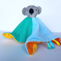 Anko REVERSIBLE LOVEY Bunny Koala Plush Comforter Security Blanket Soft Toy0