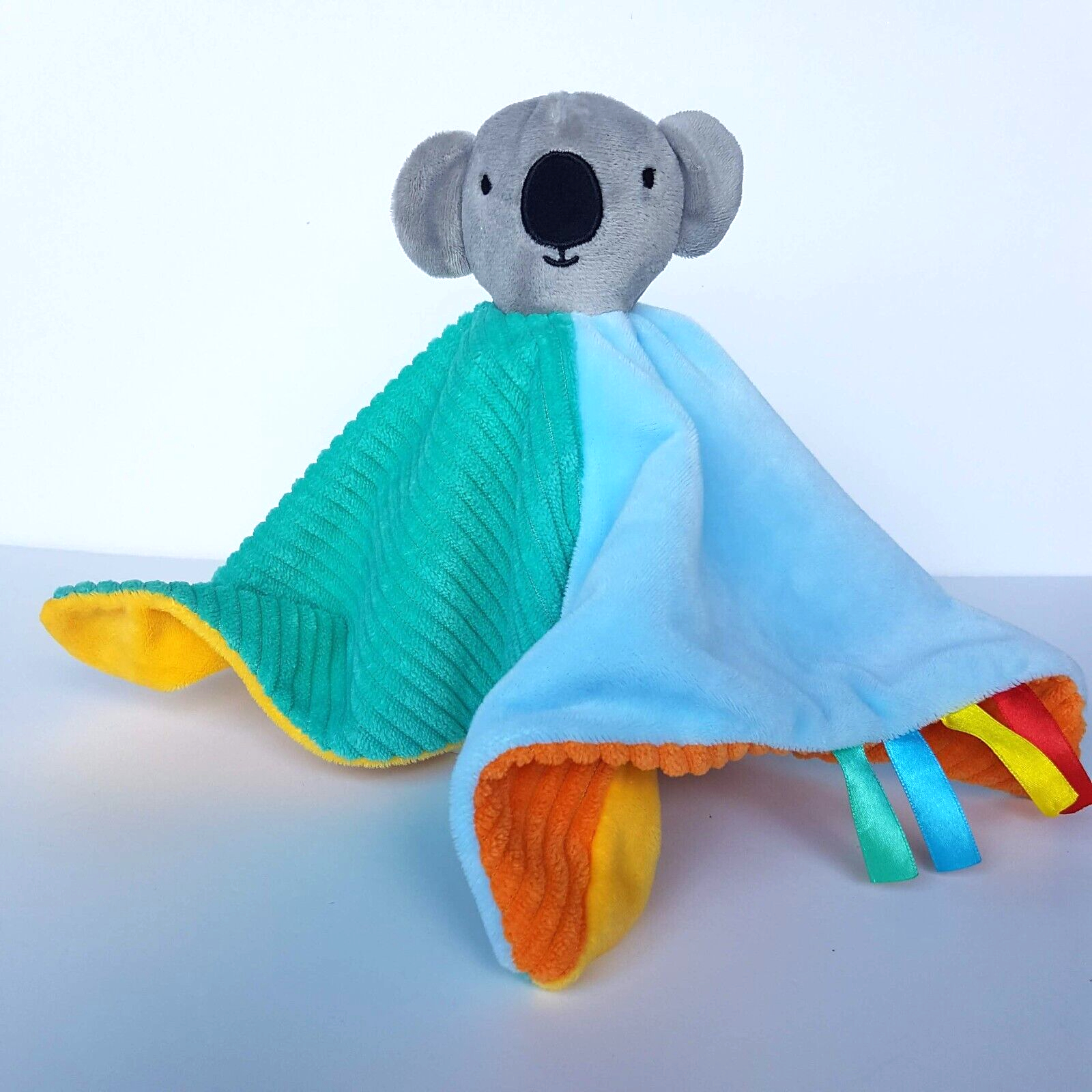 Anko REVERSIBLE LOVEY Bunny Koala Plush Comforter Security Blanket Soft Toy0