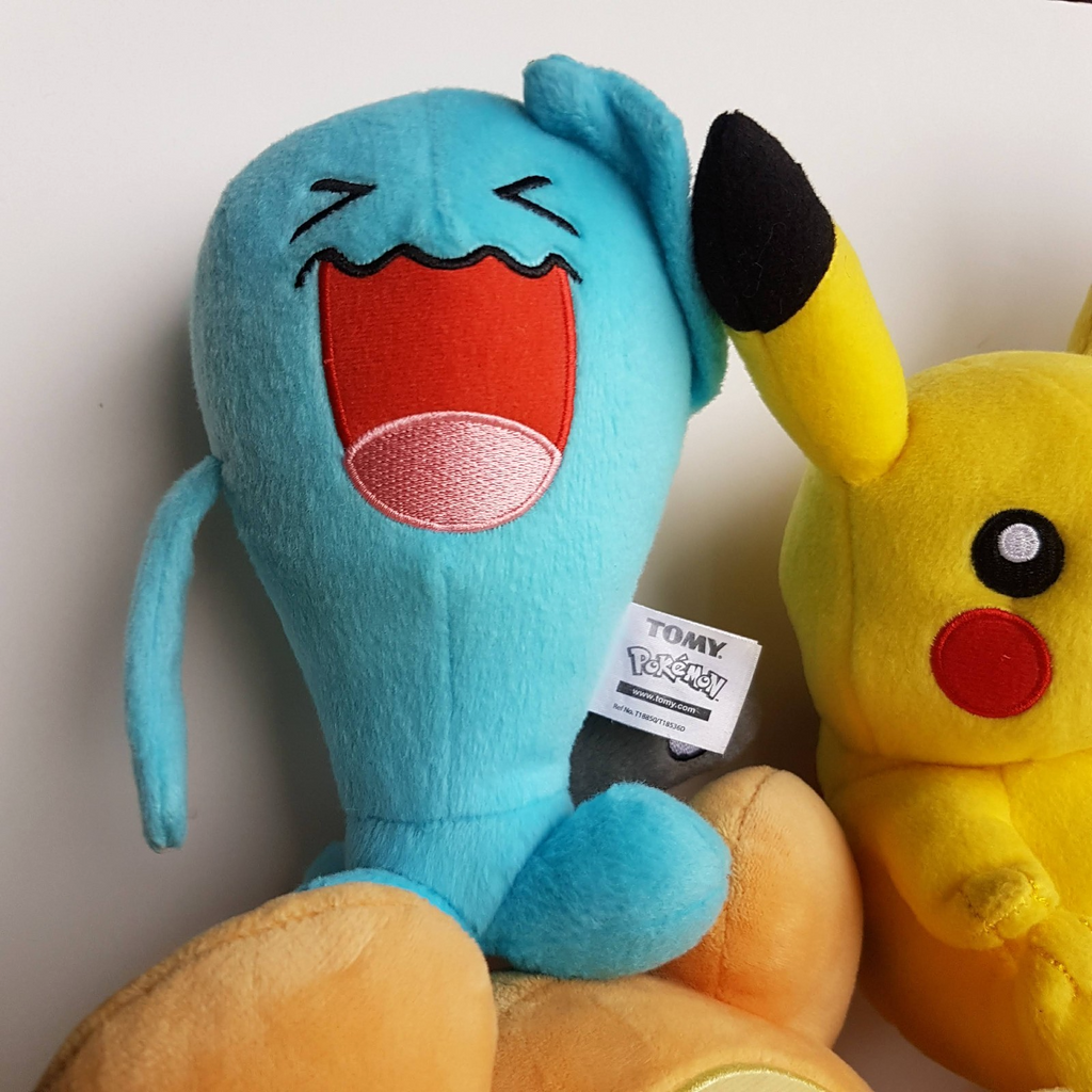 POKEMON PLUSH LOT Meowth Leafeon Wombbuffet Pikachu Jigglypuff Nintendo Soft Toy1