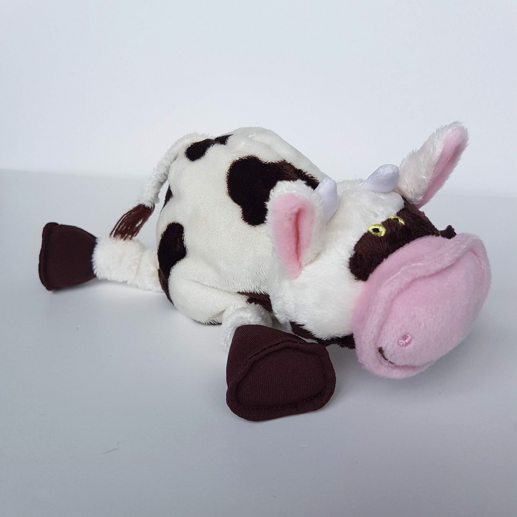 Rare MAKE BELIEVE IDEAS Plush Cow 2007 18cm Stuffed Animal Soft Toy Farm Floppy5