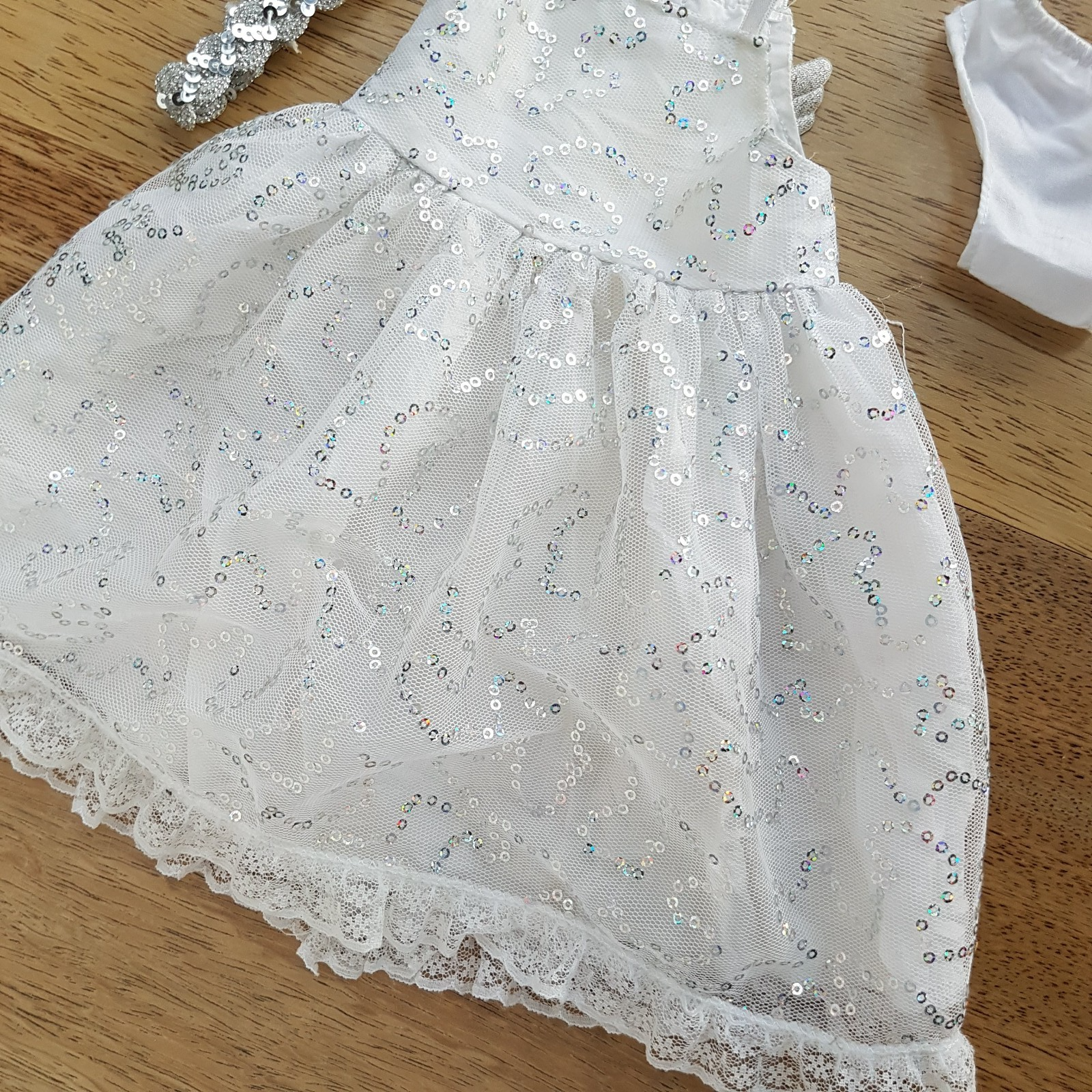 Pretty JOURNEY DOLL SEQUIN DRESS 3 Piece Geoffrey Doll Toy Clothes Accessories2