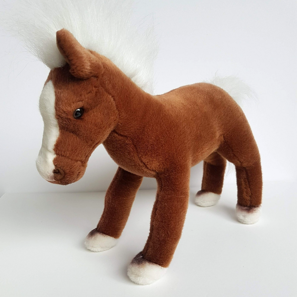 Russ Yomiko Classics PALOMINO HORSE Plush Stuffed Animal Soft Toy Pony 35cm long0