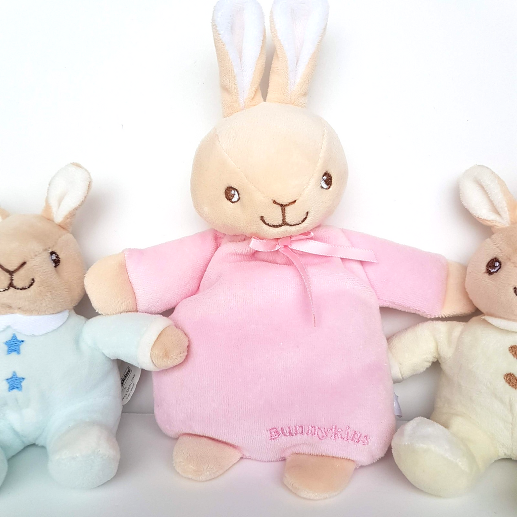 Royal Doulton BUNNYKINS Bunny Rabbit BABY Rattle Plush Soft Toy Stuffed Animal1