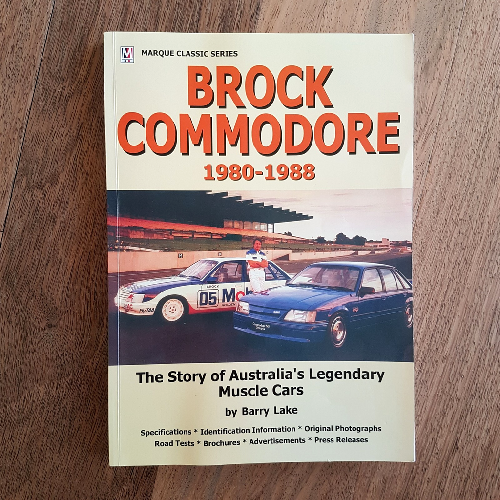 Peter BROCK COMMODORE PB Book Barry Lake Muscle Car Bathurst Holden Racing HDT0