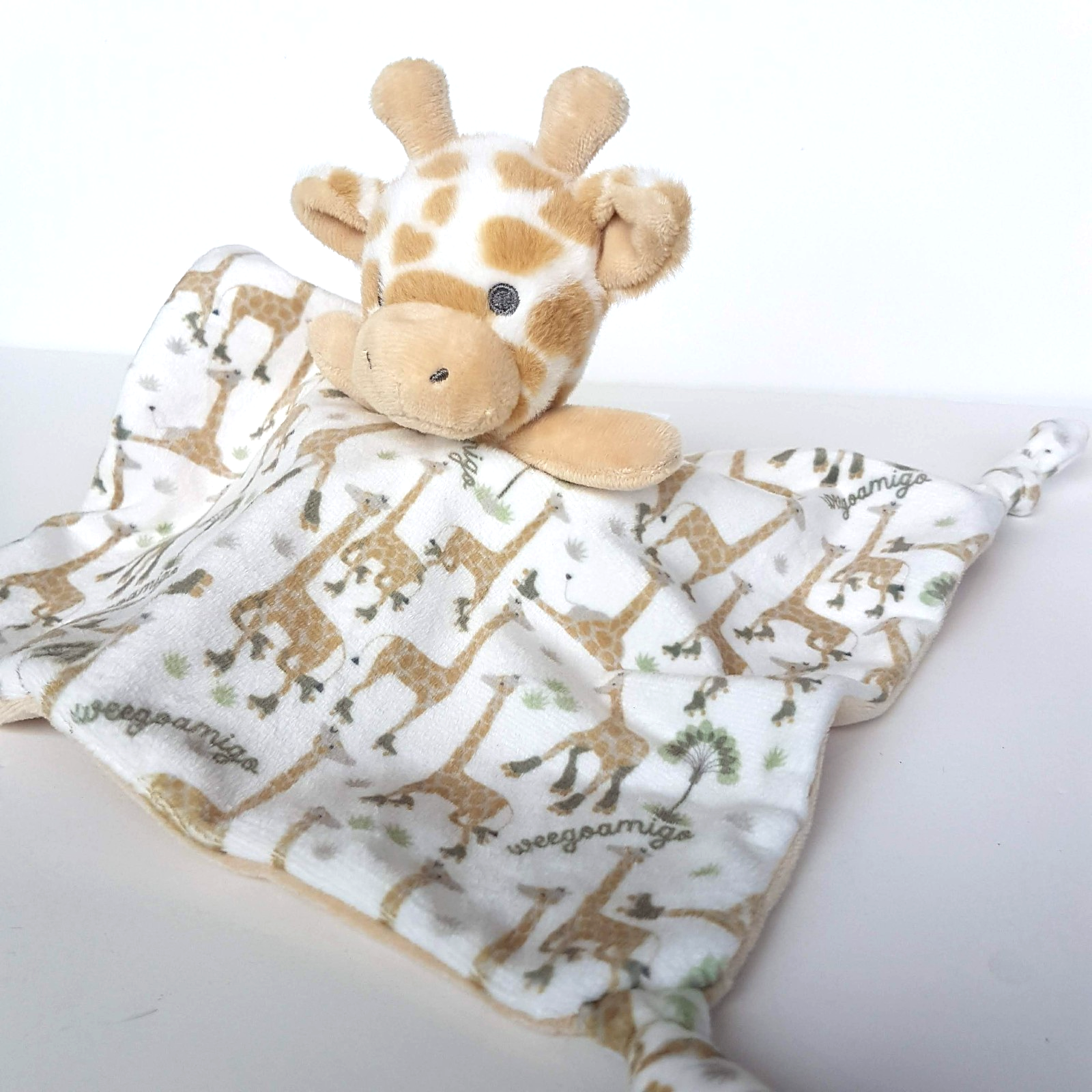 Weego Amigo GIRAFFE Baby Lovey Comforter Security Blanket Baby Sleep Soft Toy2