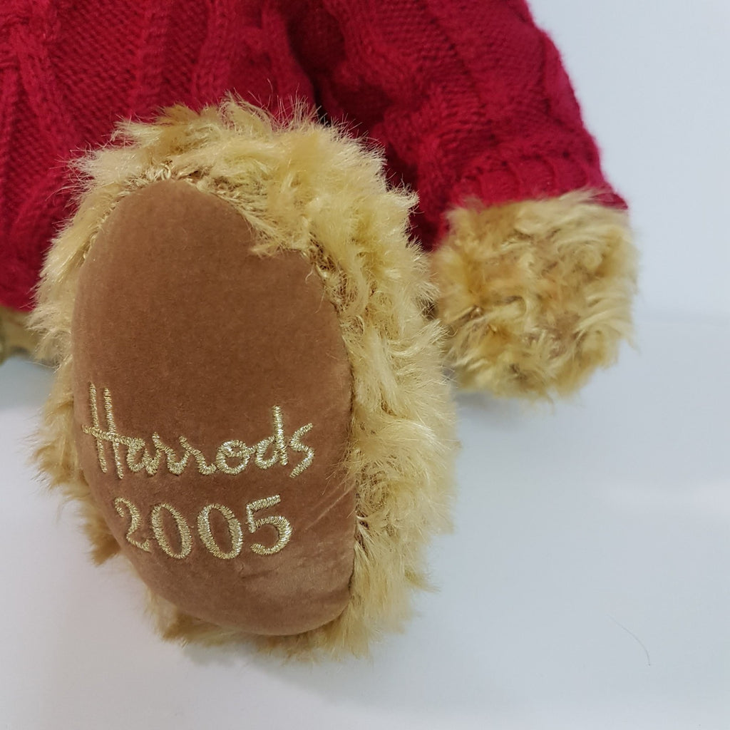 Harrods TEDDY BEAR 20th ANNIVERSARY 2005 Large Collectible Stuffed Animal Toy8