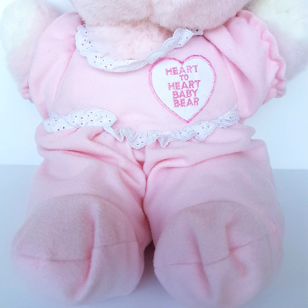 Vintage HEART TO HEART BABY BEAR Plush 37cm Mothercare Chosun NO HEART Soft Toy5