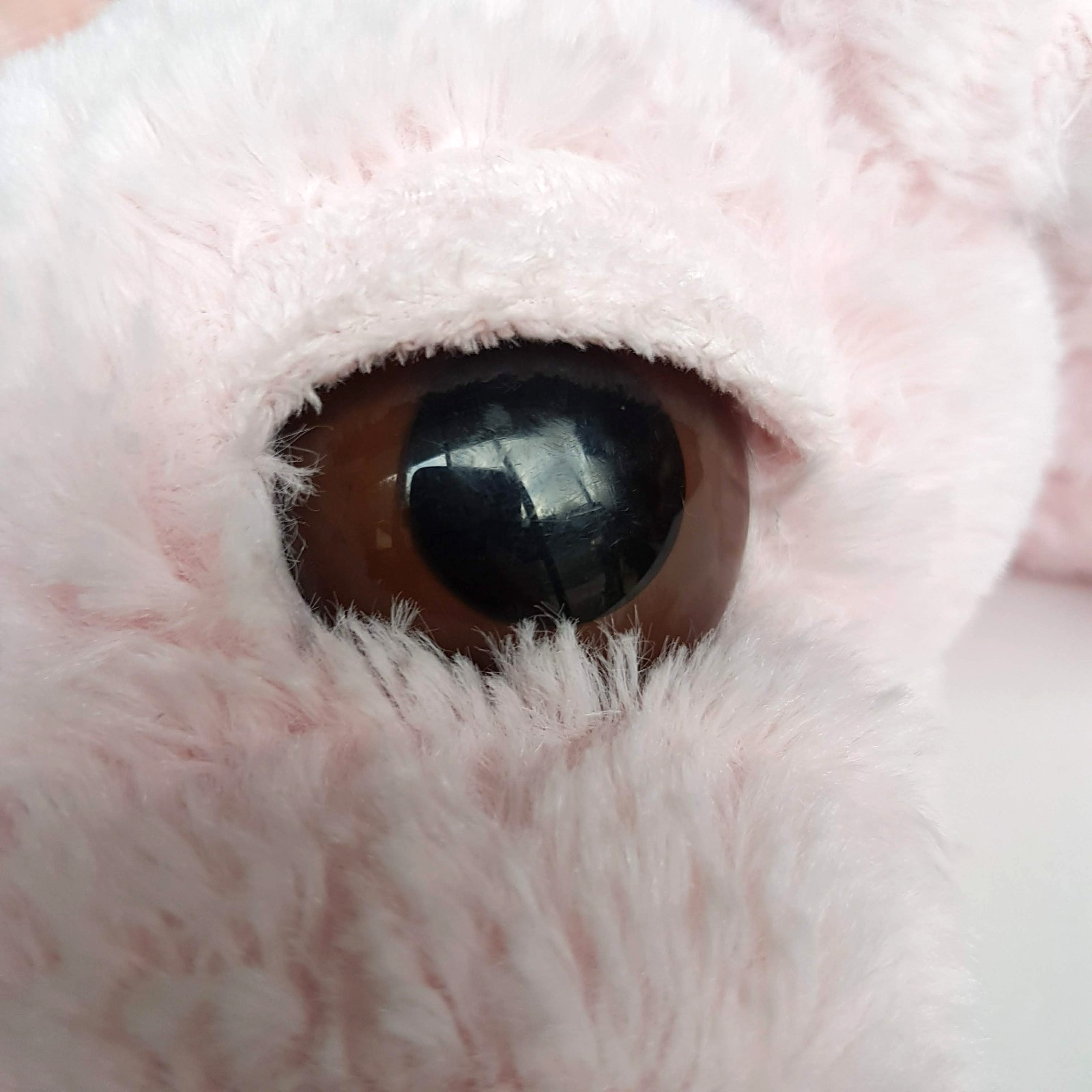 Paceko Trade LAYING PINK PIG Stuffed Animal 27cm Soft Toy Floppy Big Eyes Cuddly5