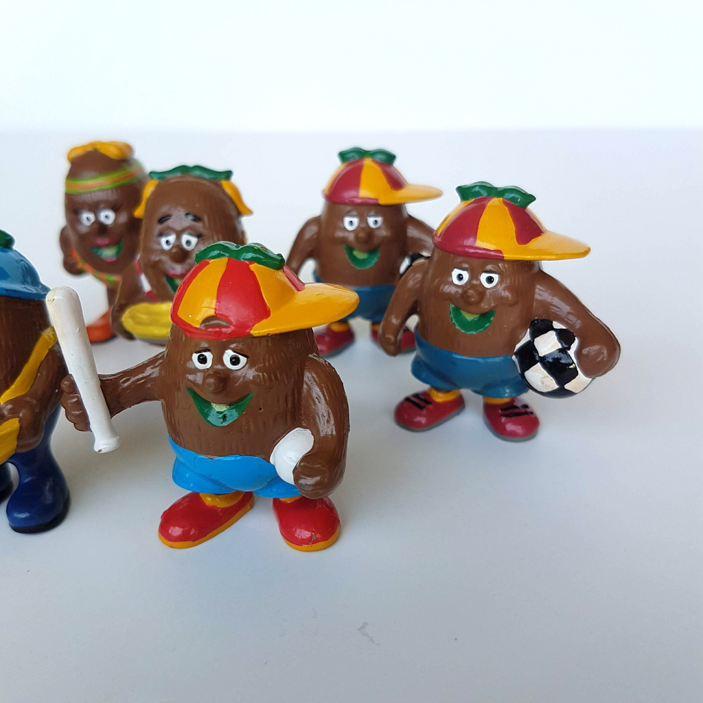 Vintage 1991 KIWI KIDS Figures PVC Kiwi Fruit Vinyl Toy Collectible Vintage Toys2