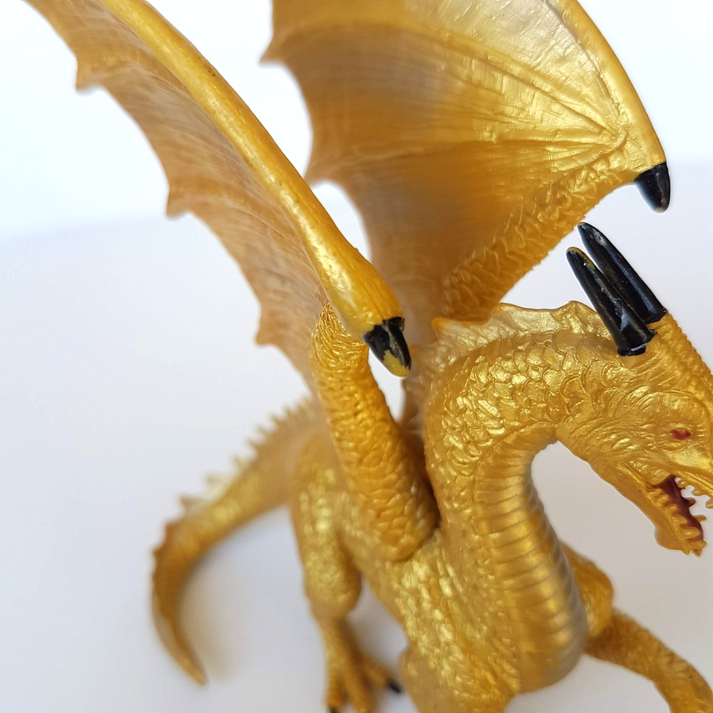 Mojo GOLD DRAGON Action Figure Vinyl Fantasy Mythical 15cm 2014 Medieval Monster7