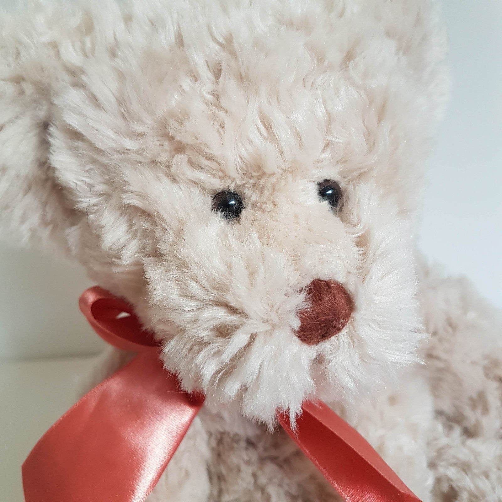 Dusty Pink ALANNA TEDDY BEAR 35cm RUSS Plush Soft Toy Stuffed Animal Cuddly Cute5