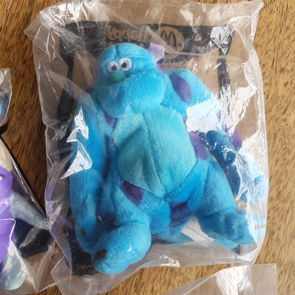McDonald’s Happy Meal Toys MONSTERS INC Sealed Sully Boo Waternoose Plastic Toys2