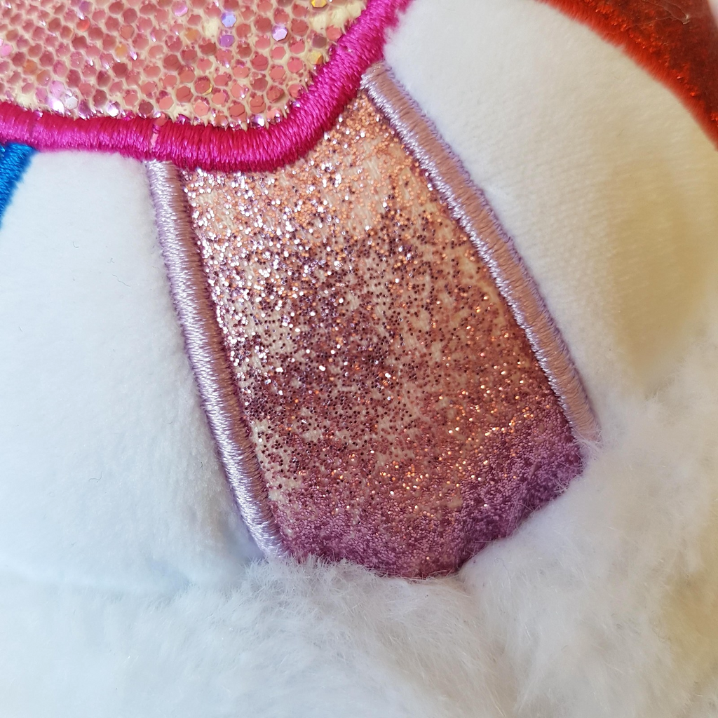 Care Bear HOPEFUL HEART Collector's Edition 2022 36cm Crystal Nose White Glitter17